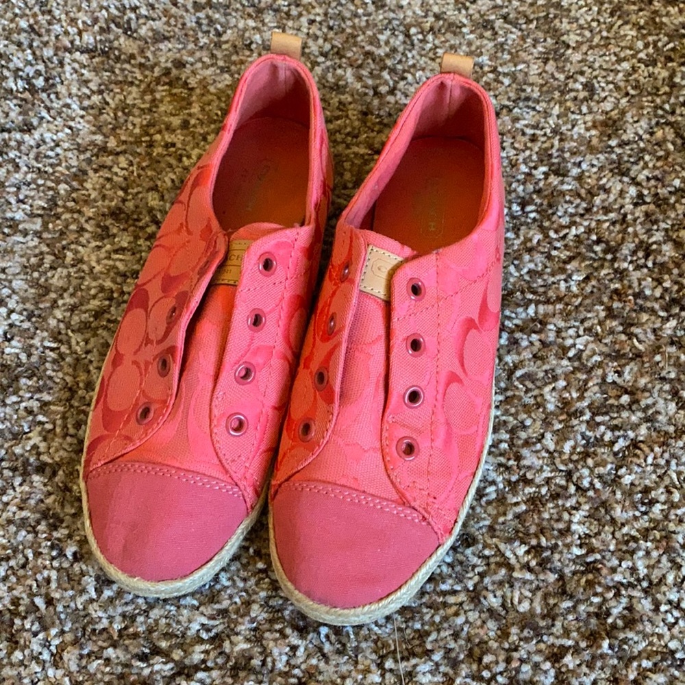 Coach espadrille sneakers size 6.5